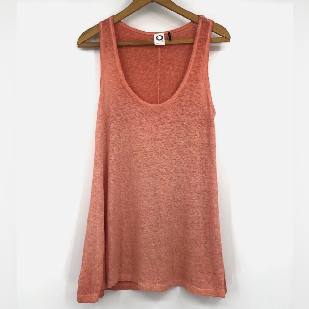 NWT Anthropologie Savoy Coral Swing Tank Top